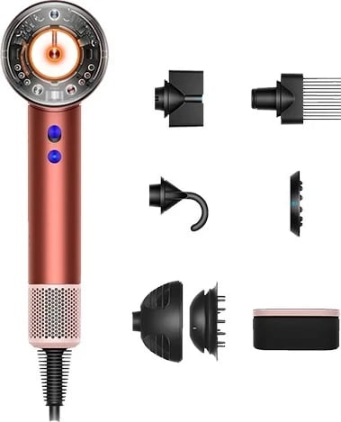 Tharëse flokësh Dyson Supersonic Nural HD16, 1600 W, Rozë