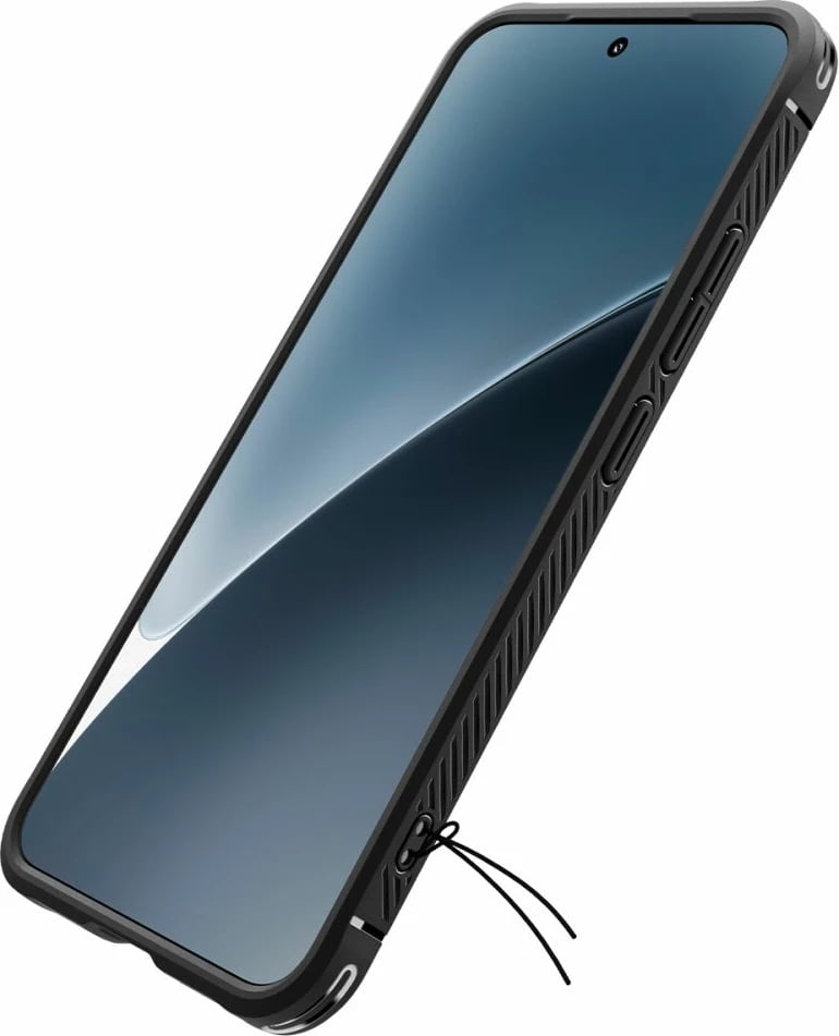 Mbështjellës Spigen Rugged Armor për Xiaomi 15, i zi mat