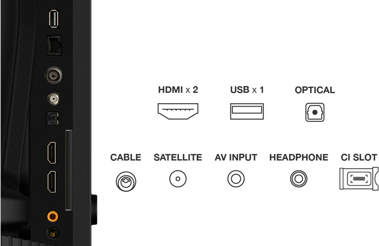 TV Smart TCL 40S59K, 40 inç, QLED, Full HD, Android TV, Metallic