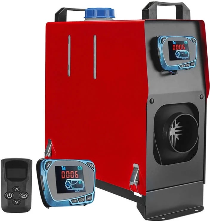 Ngrohës parkimi BlitzWolf BW-AH-V2, 5 kW, 12V, me telekomandë, Kuq