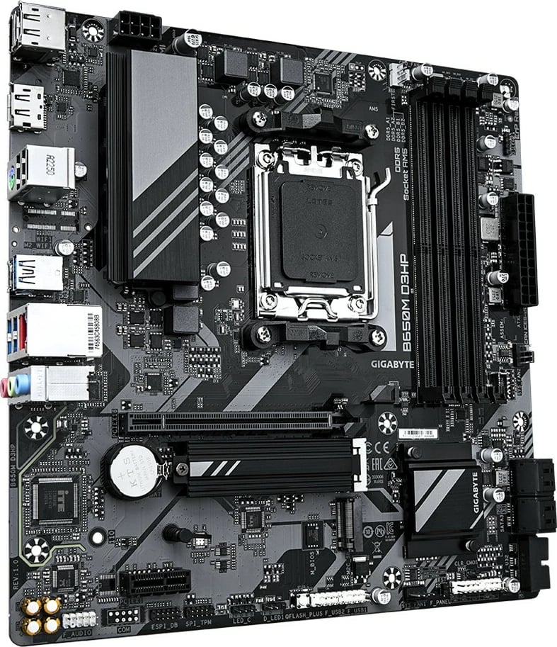 Pllakë amë Gigabyte B650M D3HP, B650, AM5, mATX, DDR5