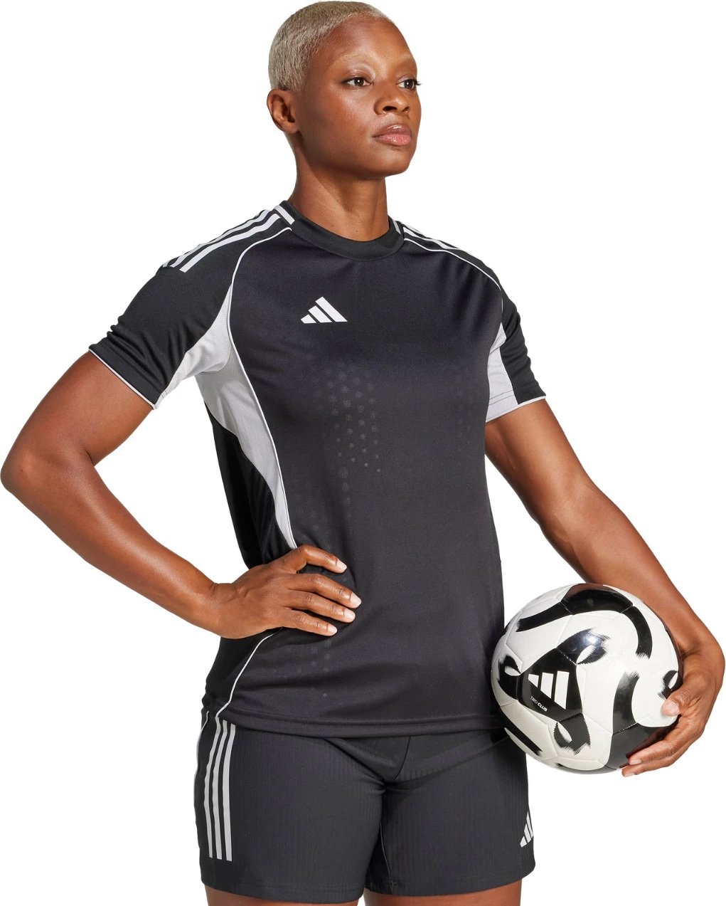 Fanellë për femra adidas, e zezë