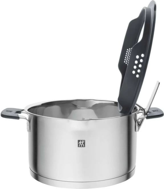 Set tenxheresh Zwilling Simplify 5 copë, çelik inox, kapakë me sitë, inox