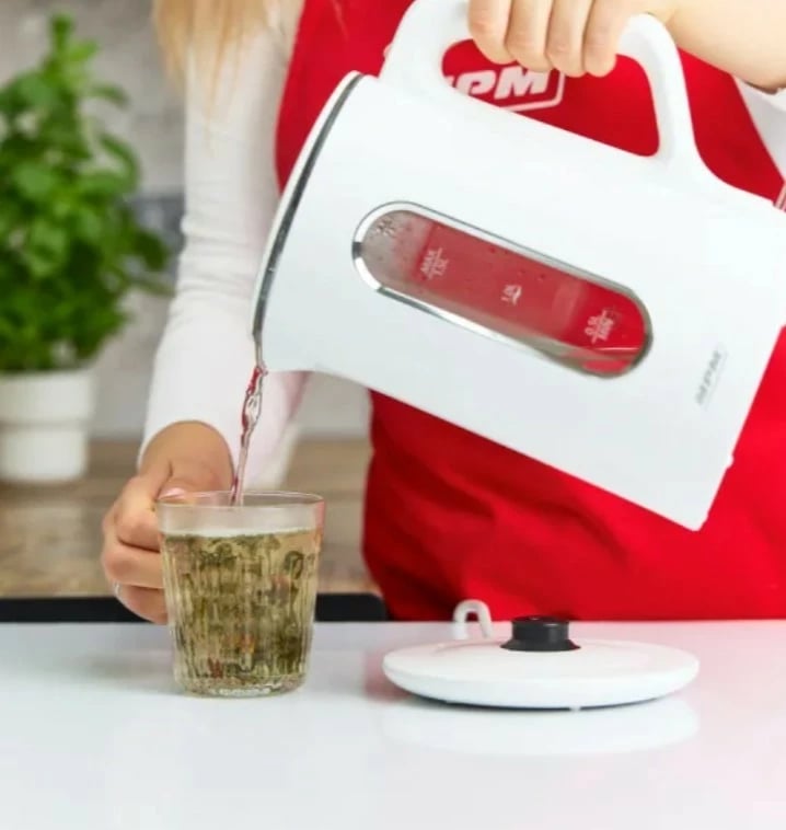 Ibrik elektrik MPM MCZ-126/B, 1.5L, Bardhë