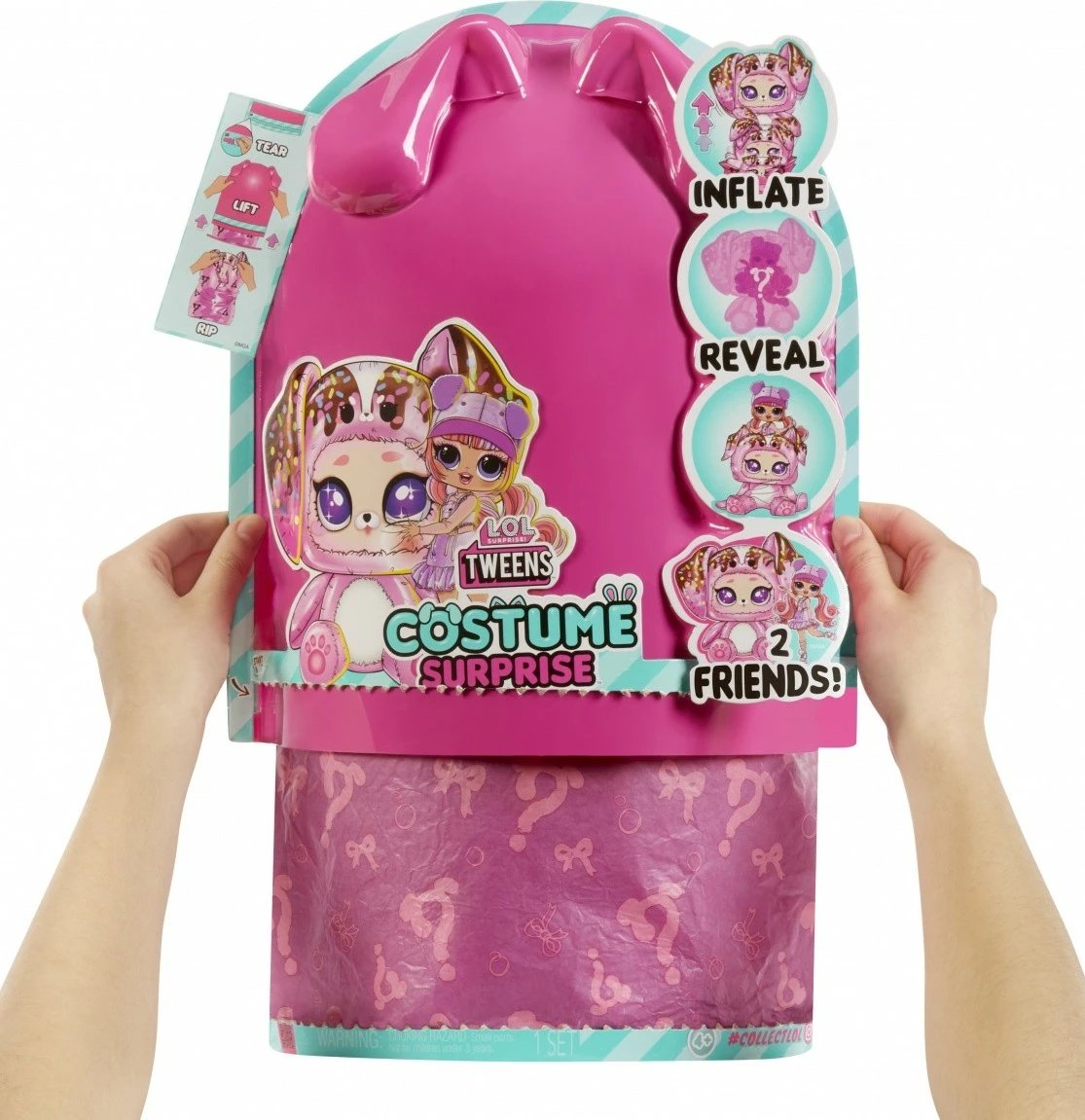 Kukull L.O.L. Surprise Tweens Costume, Emo Emma me kostum mace, set lodrash, Rozë