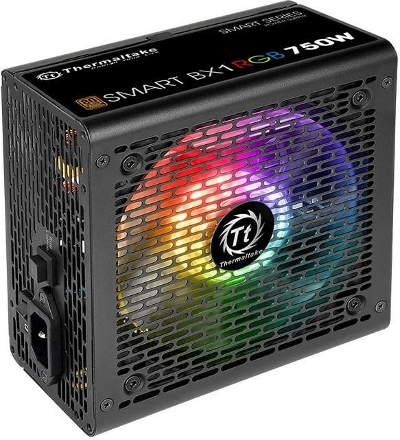 Kasë Thermaltake Smart BX1 RGB 750W, 80 PLUS Bronze, 4xPEG, 120mm, E zezë