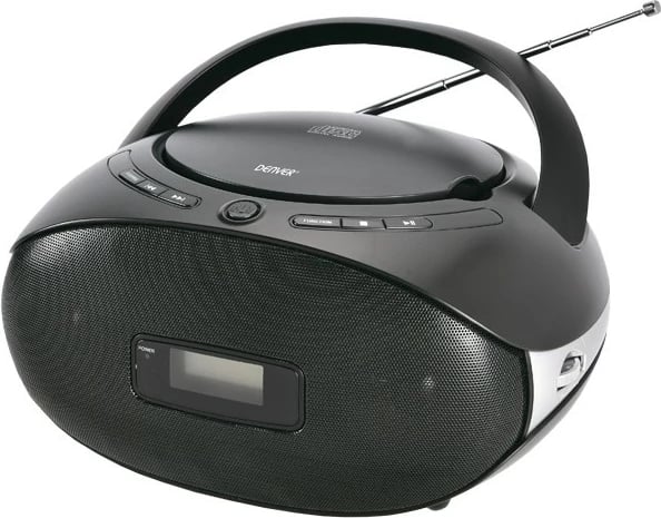 Radio portabile Denver TC-29, sistem zëri, e zezë