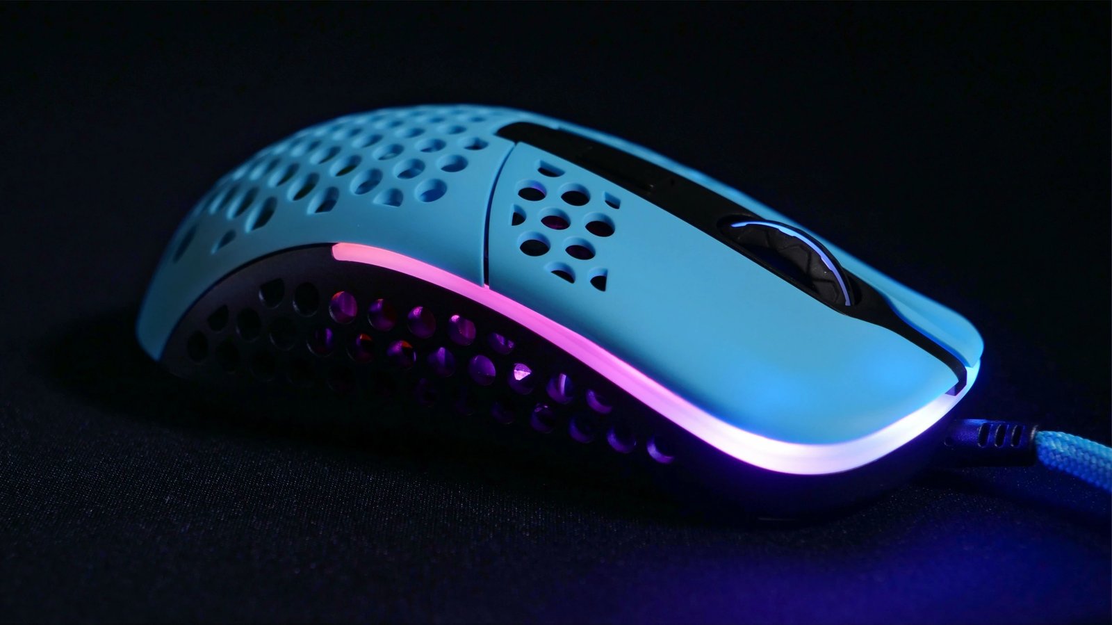 Maus Cherry XTRFY M42, Optik, USB Type-A, 16000 DPI, Blu