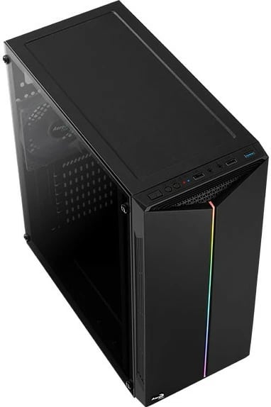 Kasë AeroCool SPLIT RGB, Midi Tower, ATX/Micro ATX/Mini ITX, e zezë Kasë AeroCool SPLIT RGB, Midi Tower, ATX/Micro ATX/Mini ITX, e zezë