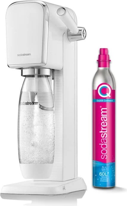 Pajisje gazifikim uji, SodaStream ART QC 1013511310, shishe PET 1L, e bardhë