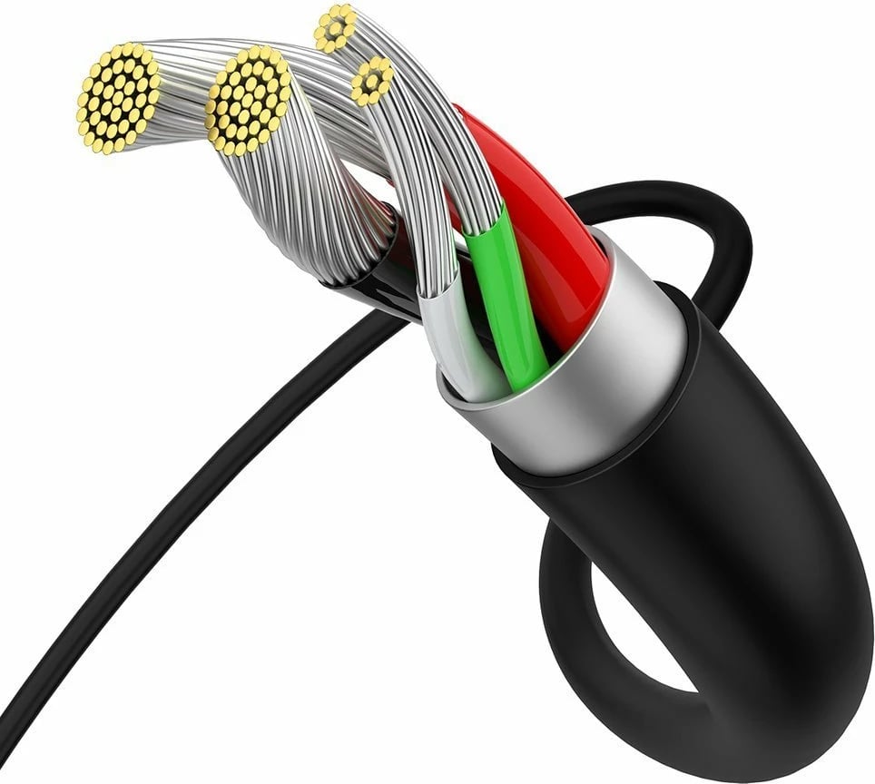 Kabllo Baseus Superior CAMYS-01, USB-A në micro USB, 1m, 2A, e zezë