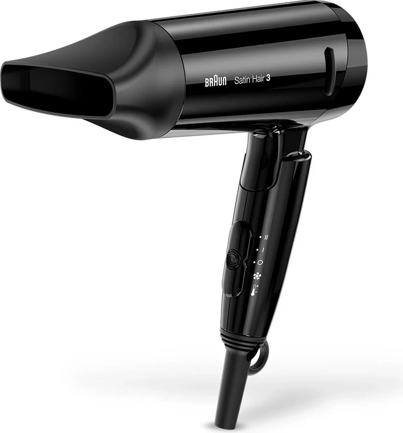 Tharëse flokësh Braun Satin Hair 3 HD350, 1600 W, e zezë