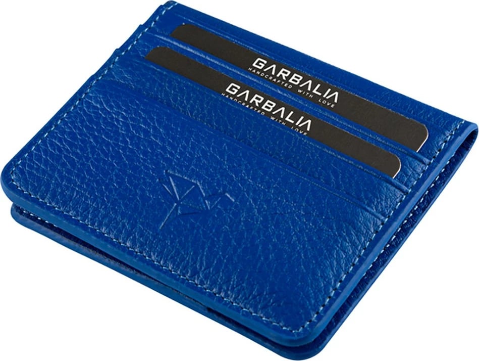 Portofol për burra, lëkurë natyrale, ngjyrë Sax Blue, Zoozie Bags, Argenta