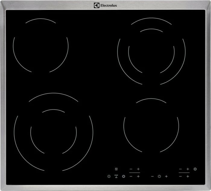 Pllakë qeramike Electrolux EHF6342XOK, 4 zona, e zezë, built-in
