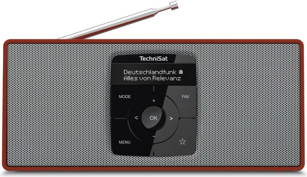 Radio digjitale TechniSat DigitRadio 2 S, kuqe/argjendtë