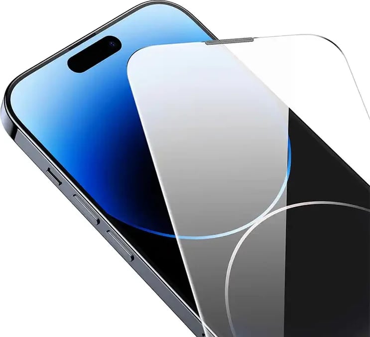 Xham i temperuar Baseus Corning për iPhone 14 Pro Max me filtër pluhuri