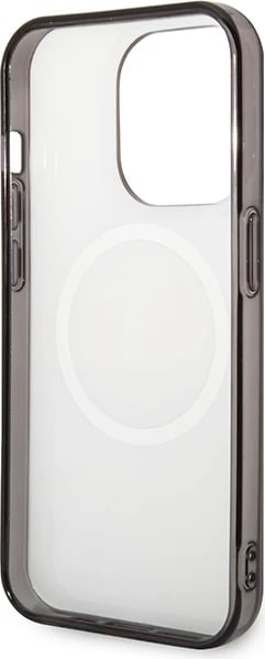 Mbështjellës Ferrari Combi MagSafe për iPhone 14 Pro Max 6.7", i zi