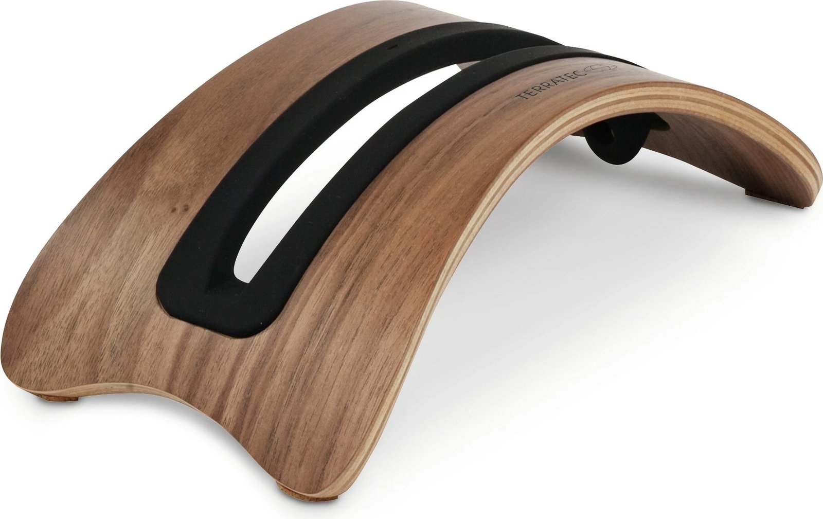 Mbajtës pasiv TerraTec Holzzwei për laptop/tablet, dru, i zi