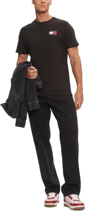 Maicë për meshkuj Tommy Hilfiger Jeans, e zezë