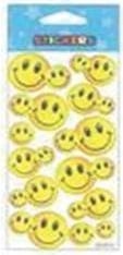 Stickerë emotikon NEXT 7x13cm, dy madhësi, të verdhë