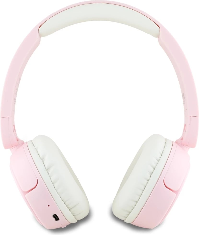 Kufje Bluetooth Hello Kitty Face Logo, on-ear, 30 orë, USB-C, Rozë