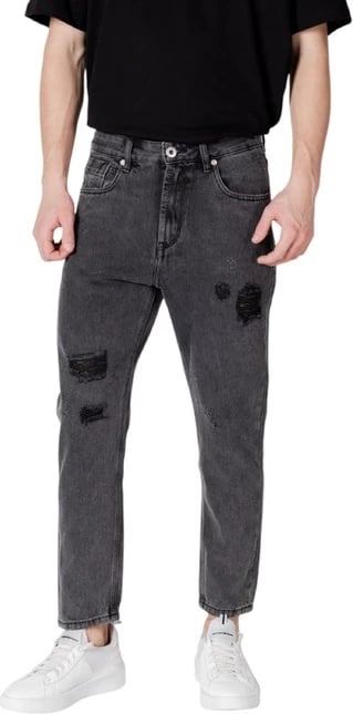 Jeans për meshkuj Gianni Lupo, të zeza