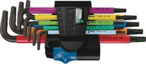 Set çelësash Torx WERA 05024179001, shumëngjyrësh