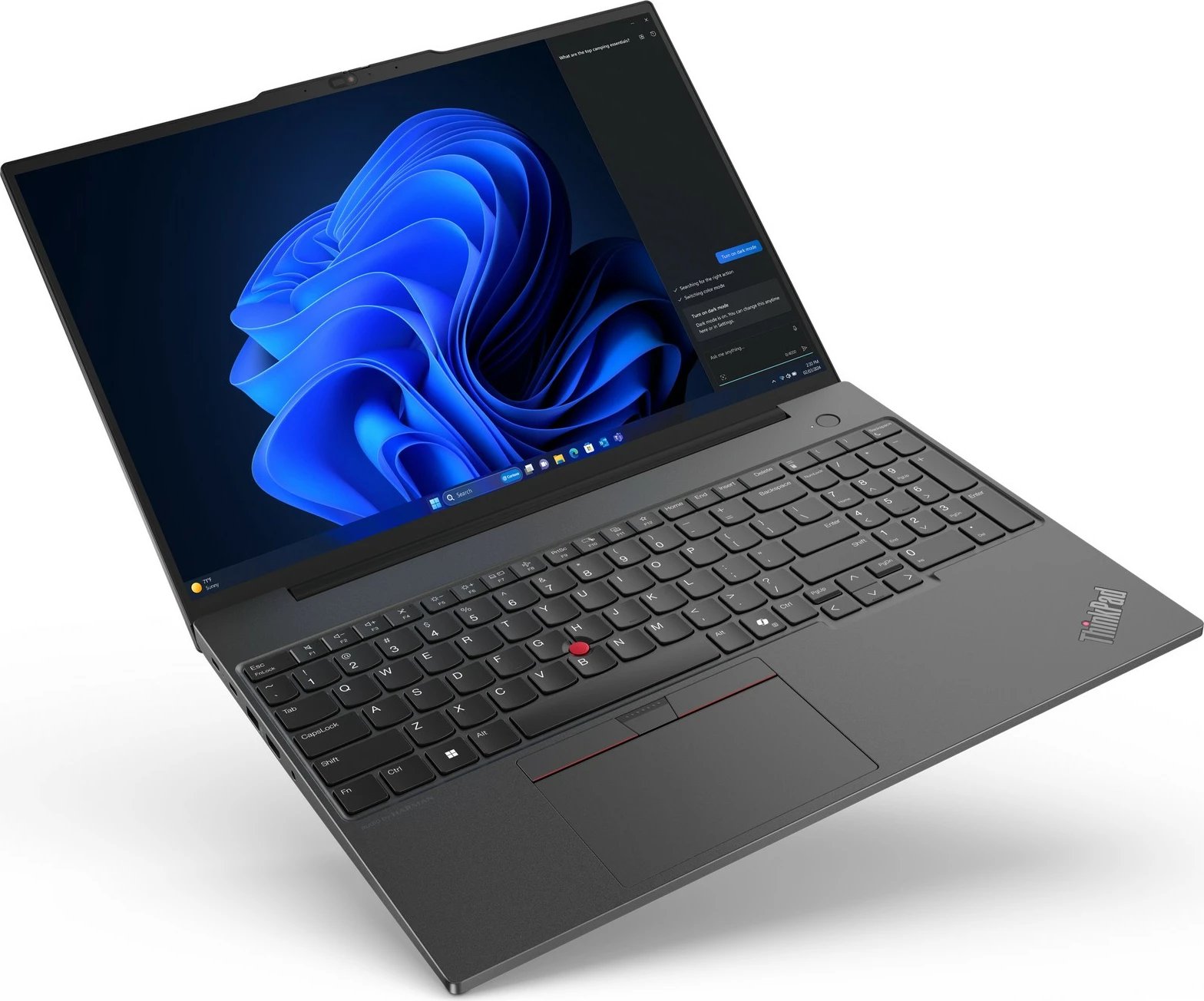 Laptop Lenovo ThinkPad E16, 16", AMD Ryzen 5, 8GB RAM, 256GB SSD, AMD Radeon Graphics, i zi (DE keyboard)