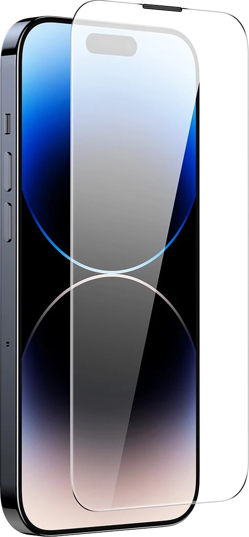 Set xham i temperuar Baseus për iPhone 14 Pro Max, 2 copë, 0.3mm, Transparent