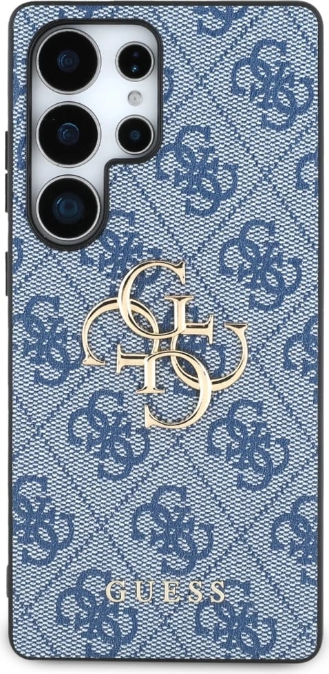 Mbështjellës Guess Big 4G Logo Classic Logo për Samsung Galaxy S25 Ultra, Kaltër