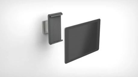 Mbajtës muri për tablet Durable 893323, rrotullim 360°, 7-13 inç, argjend