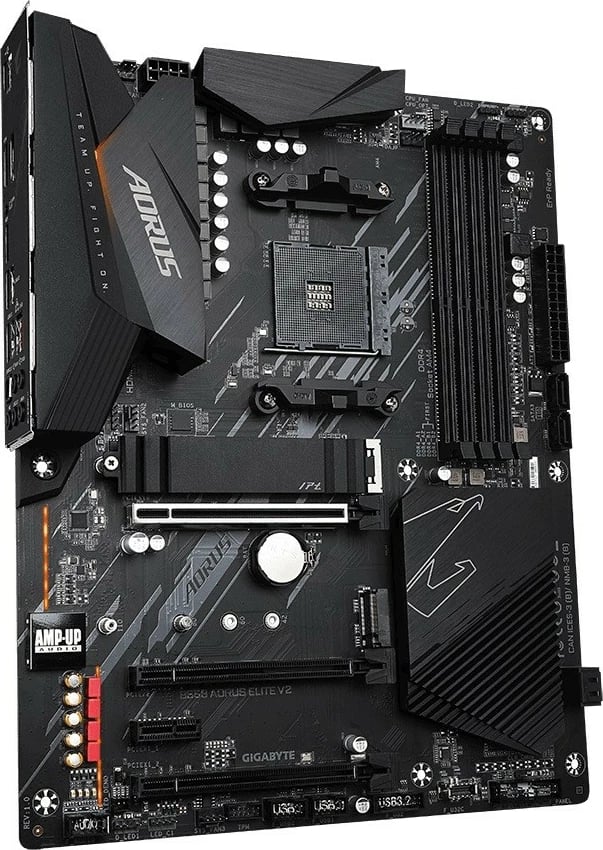 Pllakë amë Gigabyte B550 AORUS ELITE V2, Socket AM4, ATX, 4x DDR4, HDMI/DP, M.2, E zezë