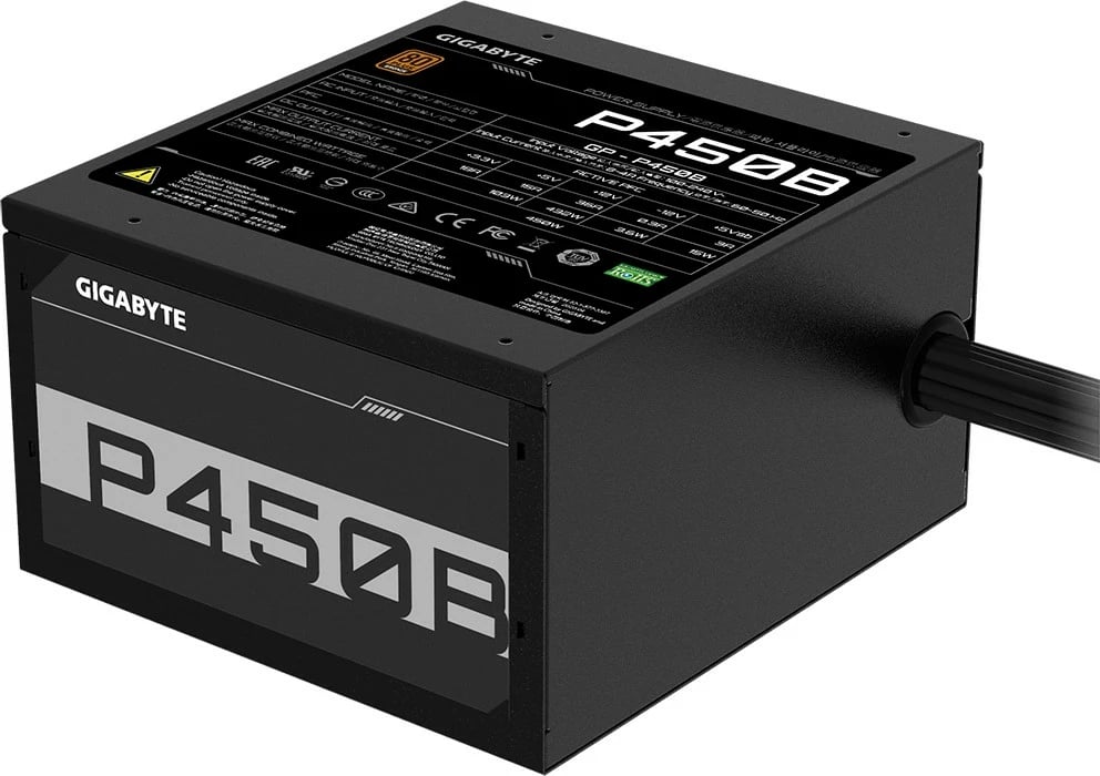 Furnizues energjie Gigabyte P450B, 450W, 80 PLUS Bronze, jo-modular, i zi