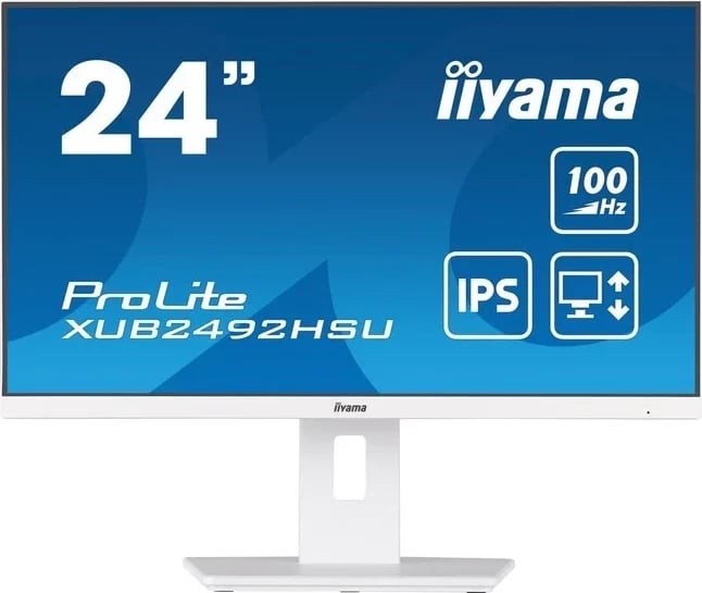 Monitor iiyama ProLite XUB2492HSU-W6, 24'', IPS, Full HD, 0,4ms, 100Hz, e bardhë