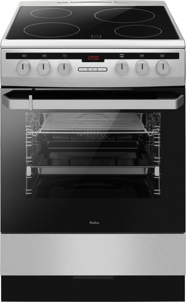 Sobë me induksion Amica 6118IED3.475HTaKDp(Xx) PIZZA, 77L, inox