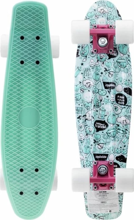 Skateboard për fëmijë Coolslide Halloumi Fiszka YB