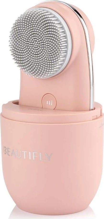 Brushë fytyre sonike Beautifly Fresh Duo, rozë