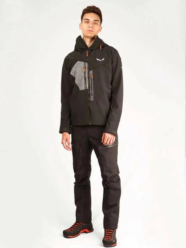 Jakne trekking Salewa për meshkuj, të gjelbër