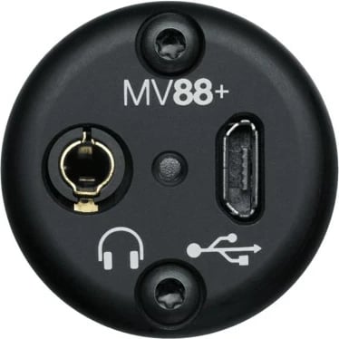Mikrofon tavoline SHURE MV88+ VIDEO KIT, me tripod, i zi