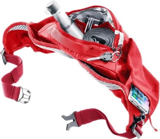 Çantë beli Deuter Pulse 3 l, e kuqe