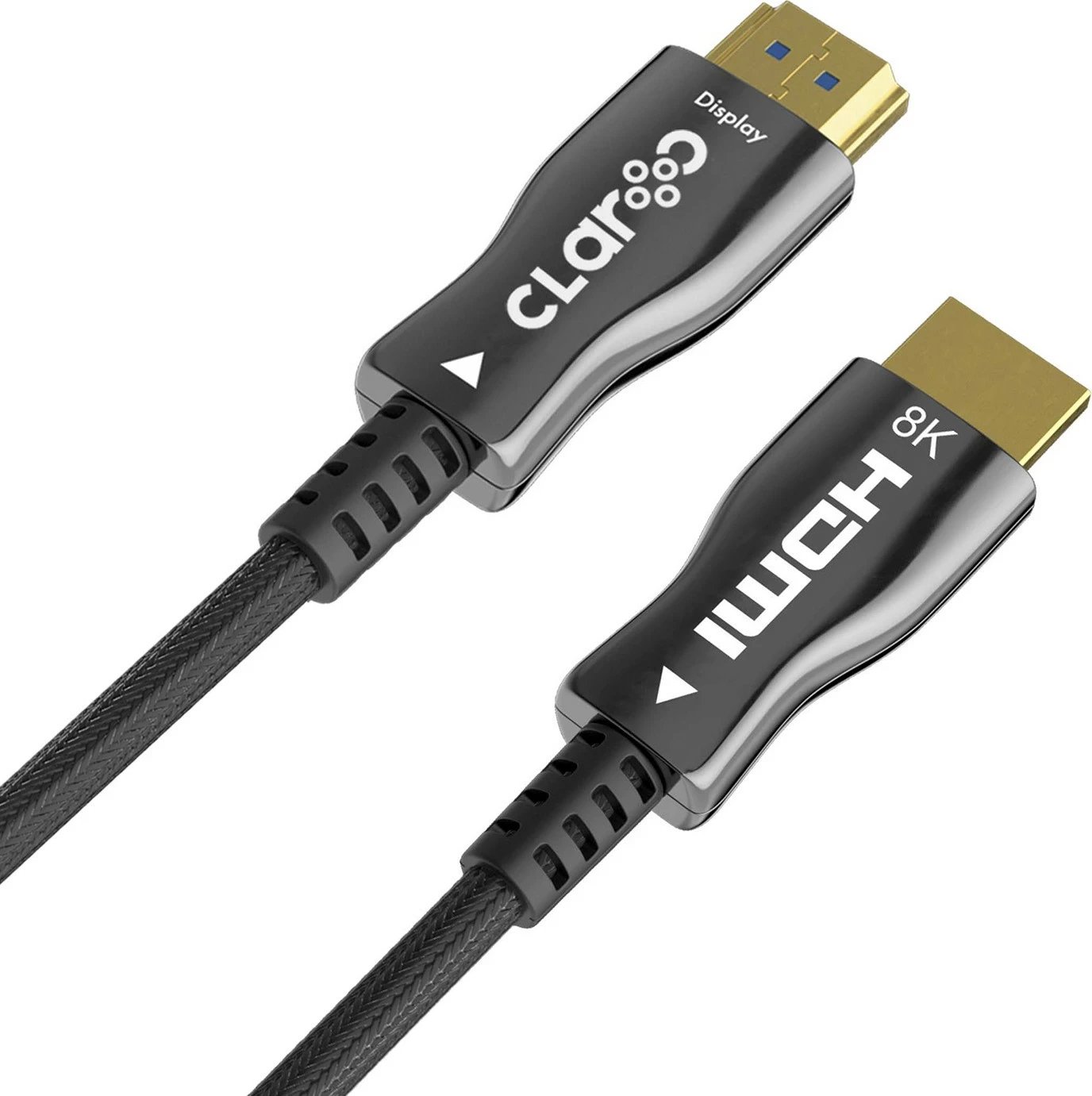 Kabëll HDMI optik Claroc 2.1, 10m, i zi