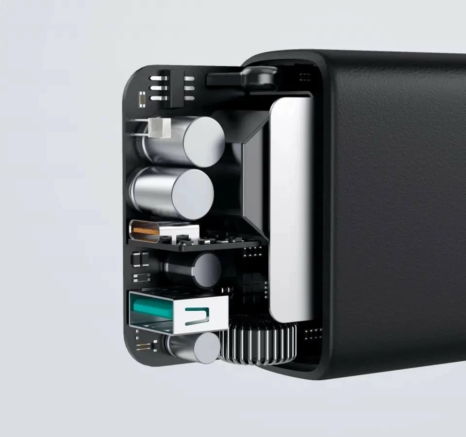 Karikues muri, AUKEY PA-D1, USB Power Delivery 30W, 2 porte (USB-C + USB-A), Dynamic Detect, e zezë