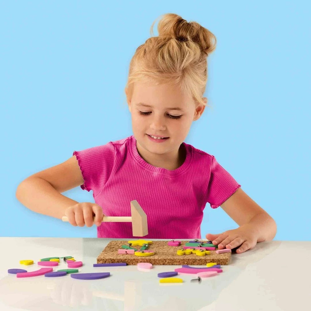 Set kreativ SES Creative Hammer tic trendy, për fëmijë, shumëngjyrësh