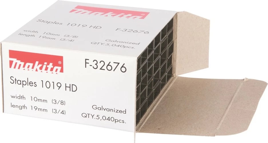 Kapëse Makita F-32676, 5040 copë, 10mm x 19mm, galvanizuara