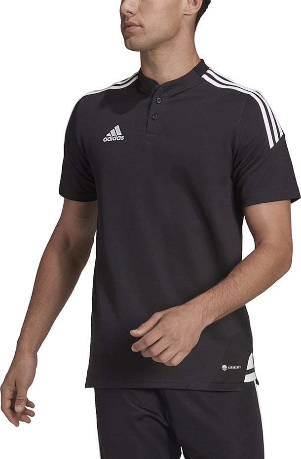 Maicë polo për meshkuj adidas, e zezë