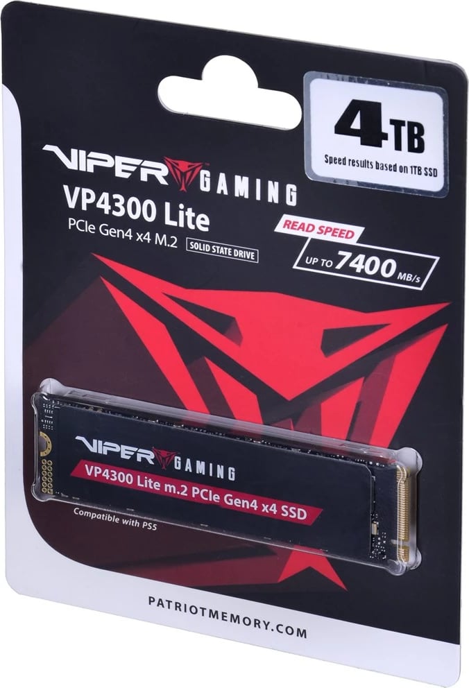 SSD Patriot Memory VP4300 Lite M.2 4 TB, PCI Express 4.0