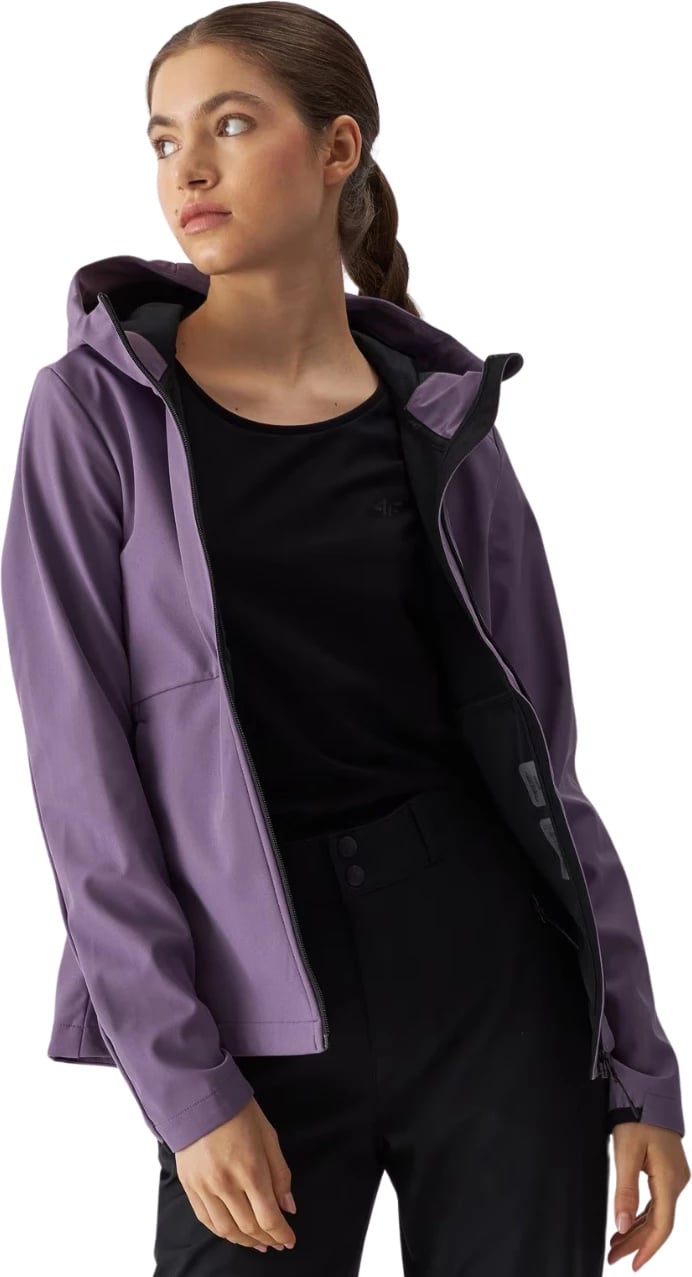 Jakne softshell për femra 4F, e purpurt