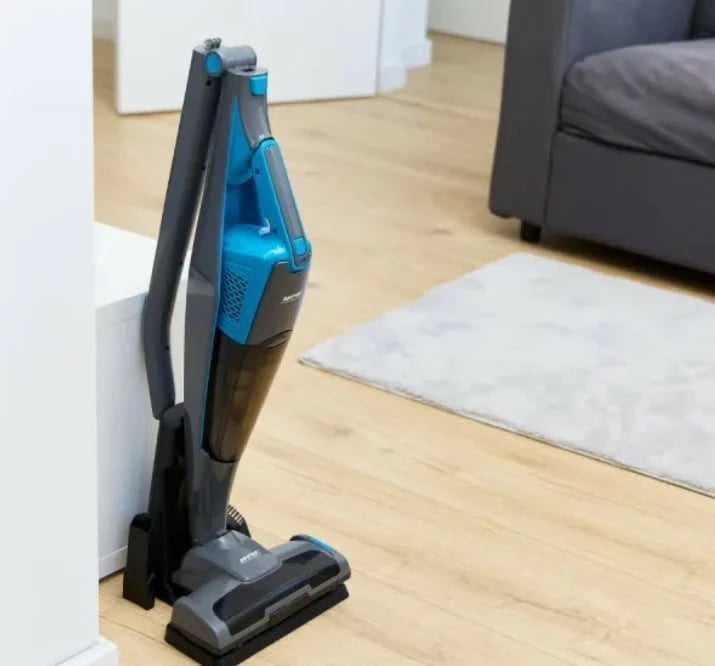 Fshesë elektrike vertikale MPM MOD-38/N, pa kabllo, e zezë/blu