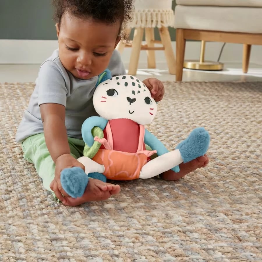 Lodër pelushi Fisher-Price Planet Friends Panther, HKD64, shumëngjyrëshe