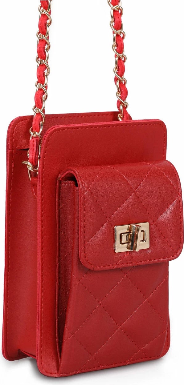 Çantë crossbody Lucky Bees, e kuqe, 305